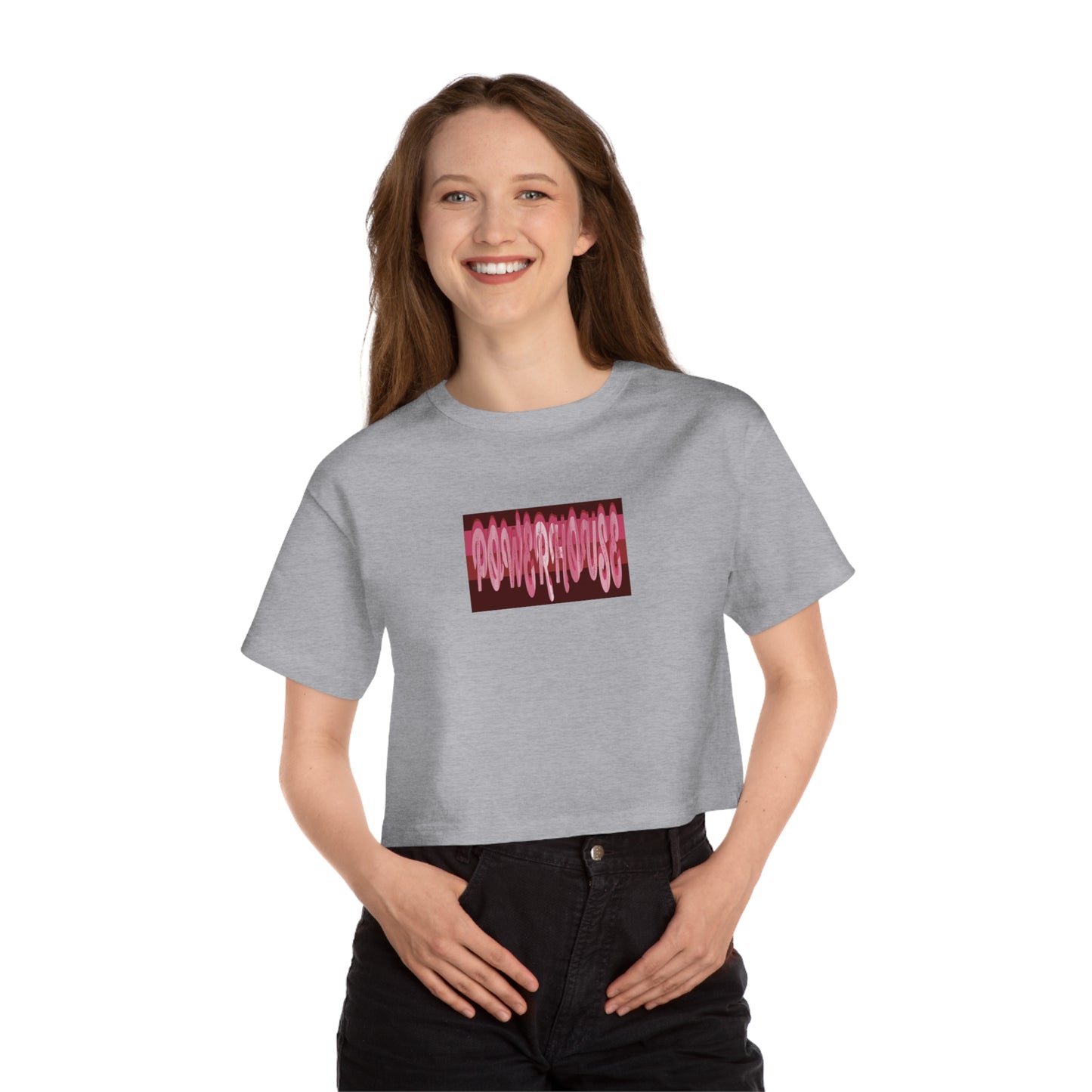 Powerhouse Champion Cropped Graphic T-Shirt