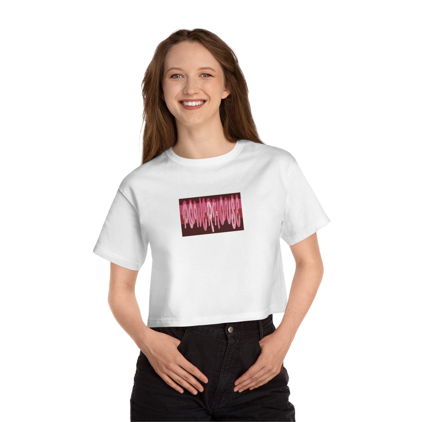 Powerhouse Champion Cropped Graphic T-Shirt