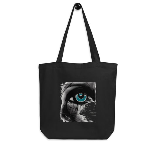 Blue Eye Eco Graphic Tote Bag