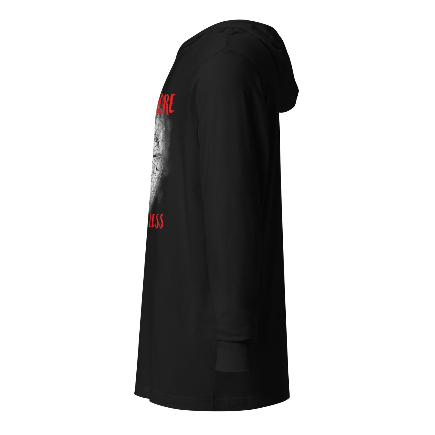 Love More Hooded long-sleeve Graphic tee