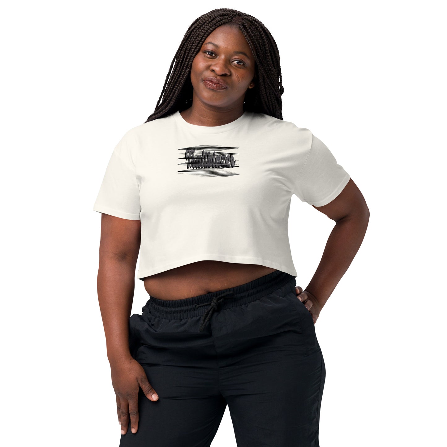 Trailblazer Women’s crop Graphic top