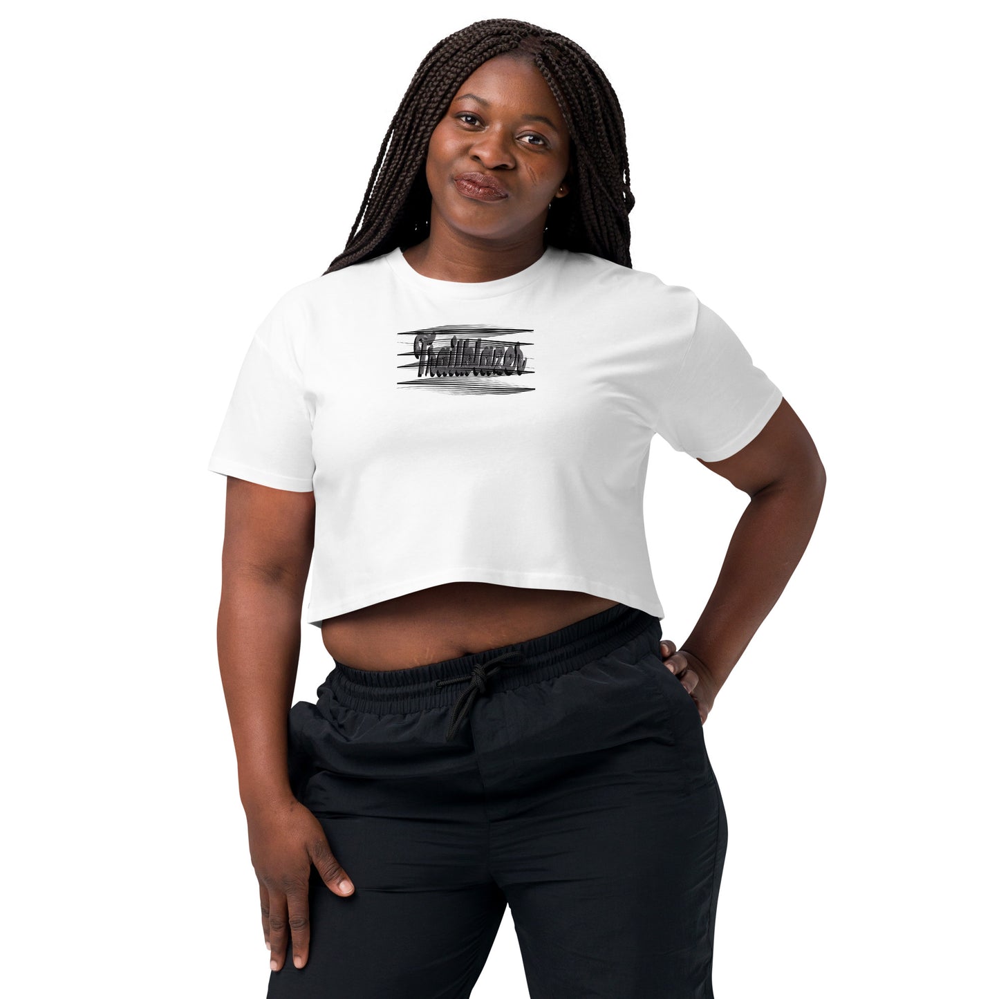 Trailblazer Women’s crop Graphic top