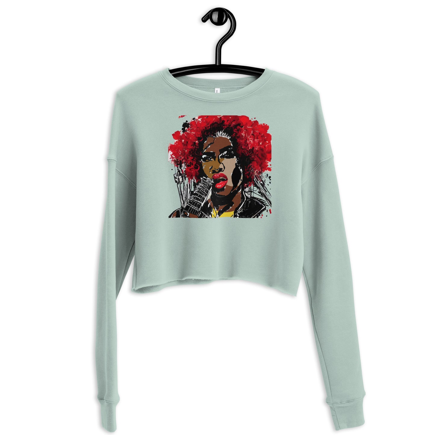 Singer Crop Graphic Sweatshirt