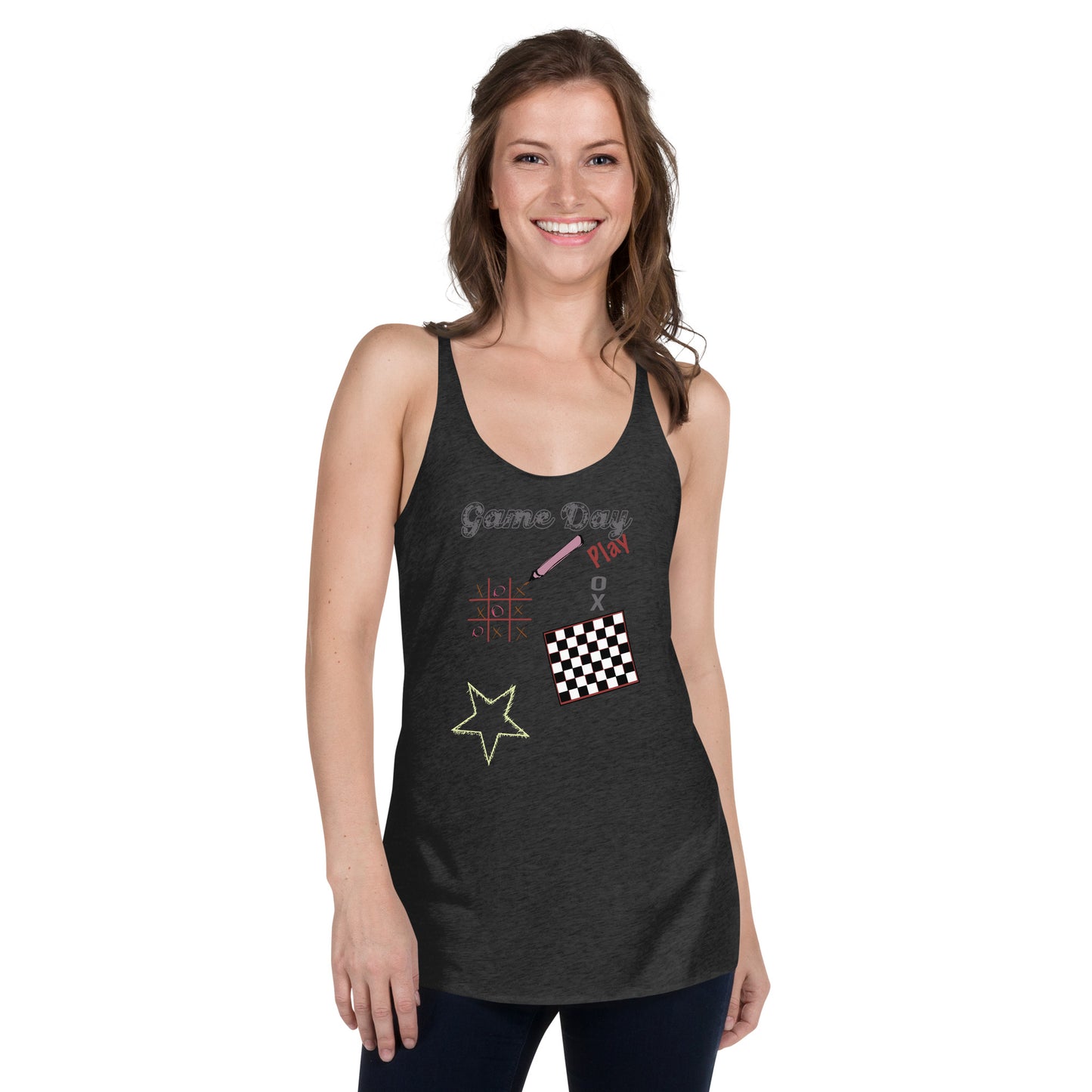 Game day Racerback Graphic Tank