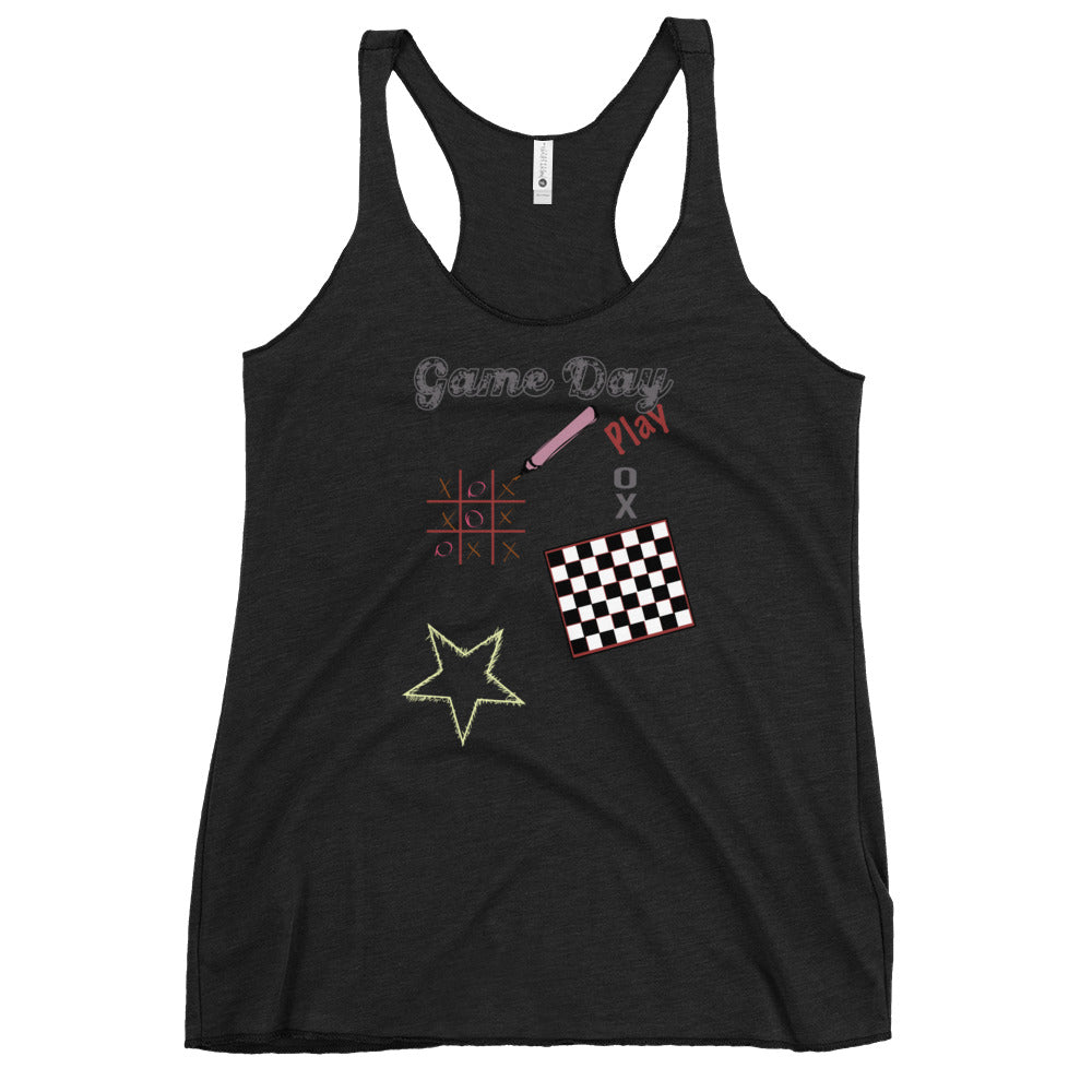 Game day Racerback Graphic Tank