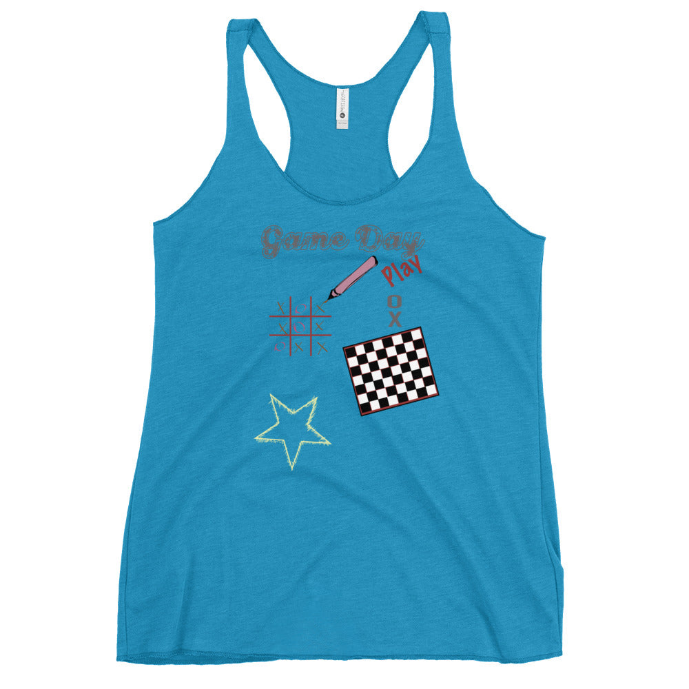 Game day Racerback Graphic Tank