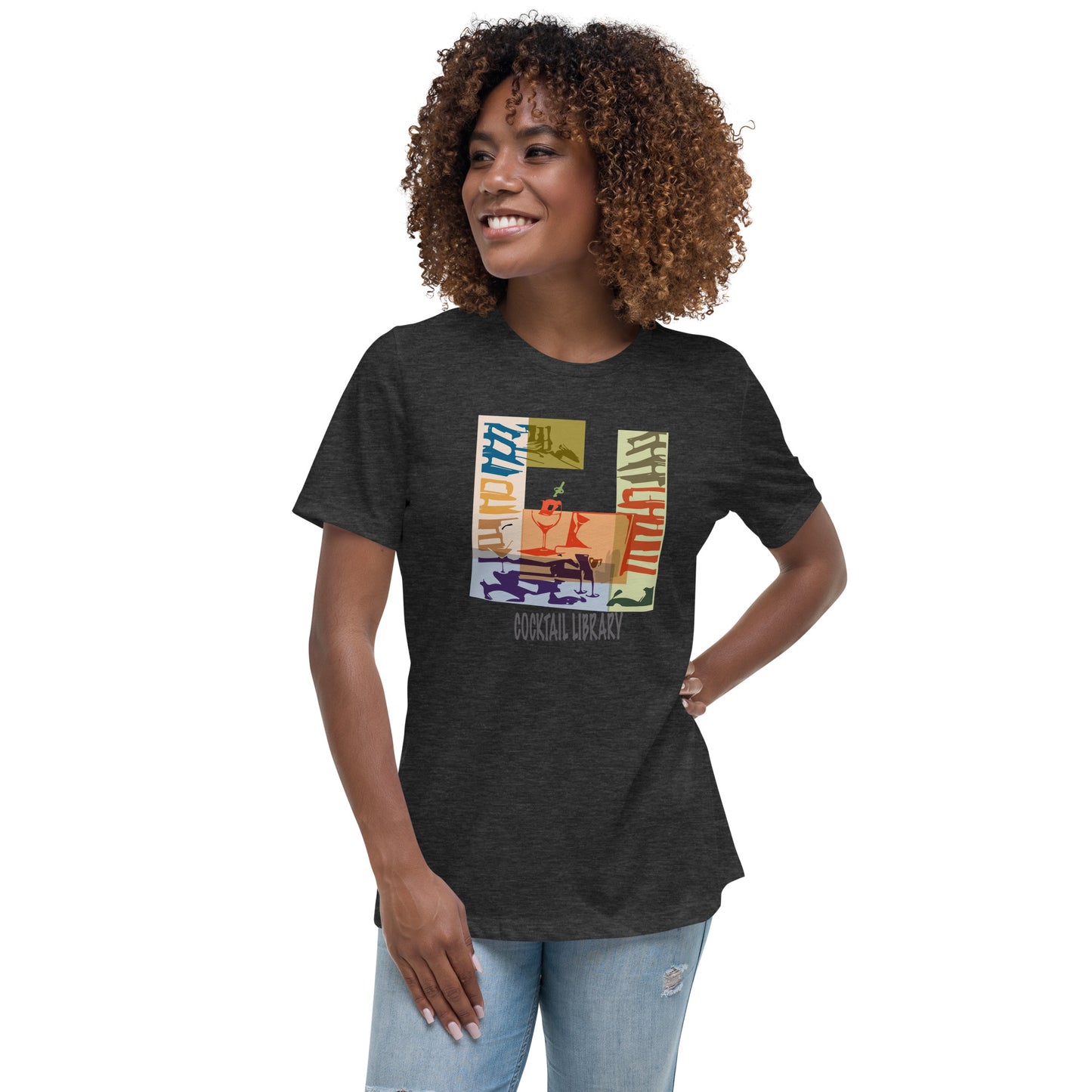 Cocktail Library Relaxed Graphic T-Shirt