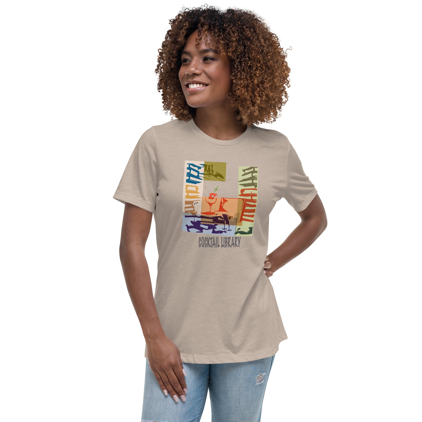 Cocktail Library Relaxed Graphic T-Shirt