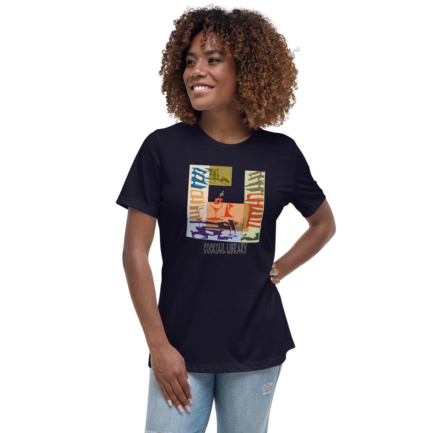 Cocktail Library Relaxed Graphic T-Shirt