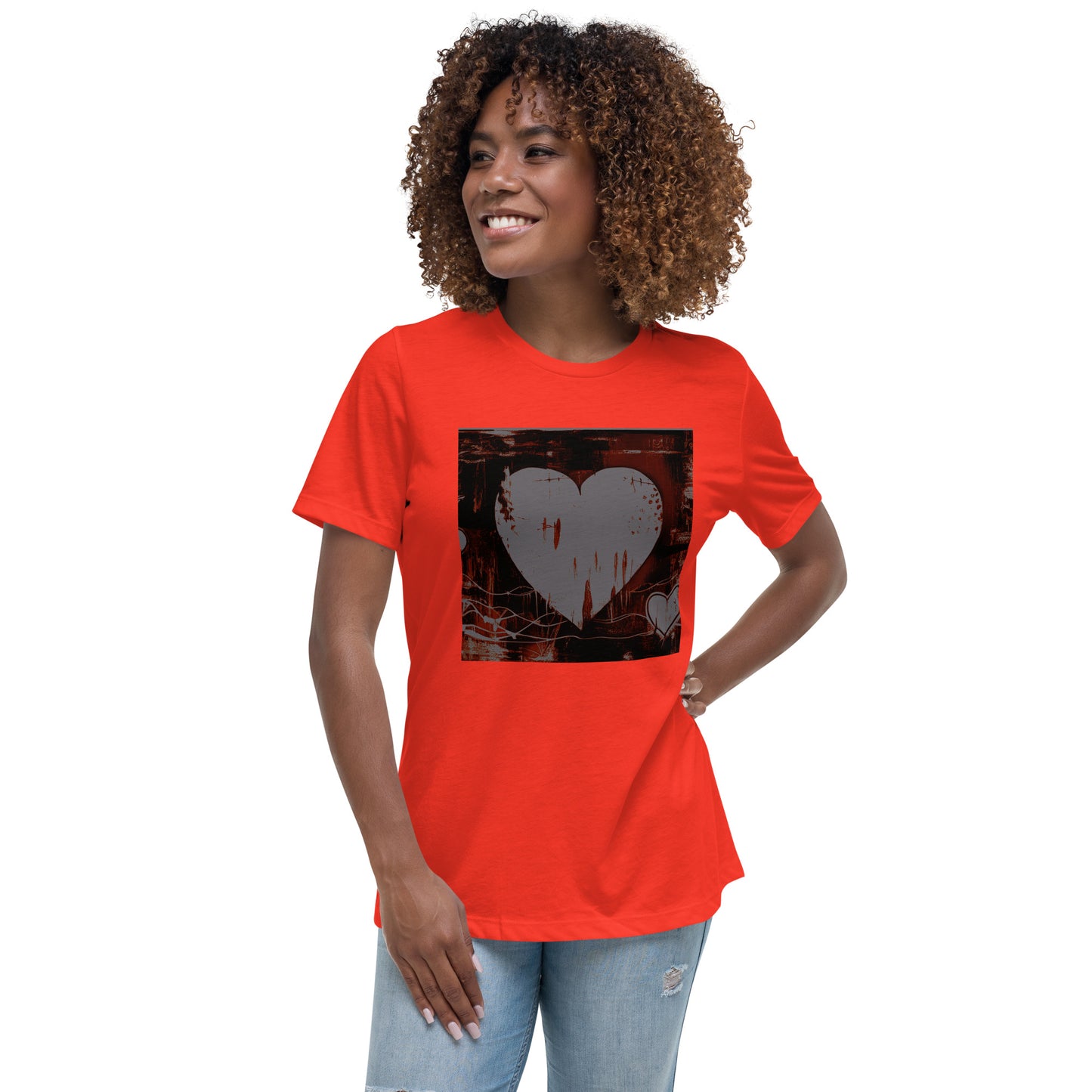 Heart Scape Relaxed Graphic T-Shirt