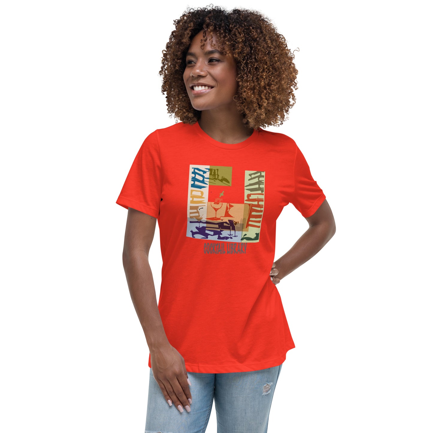 Cocktail Library Relaxed Graphic T-Shirt