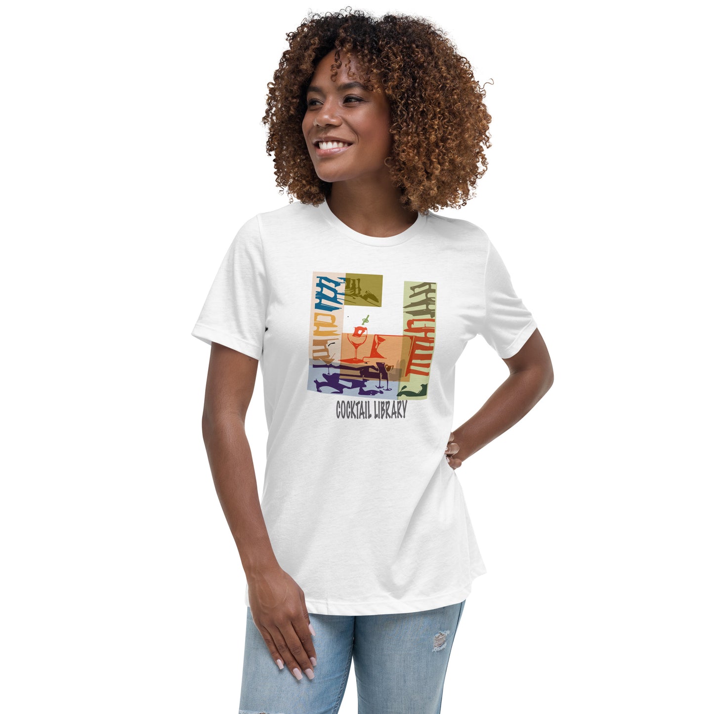 Cocktail Library Relaxed Graphic T-Shirt