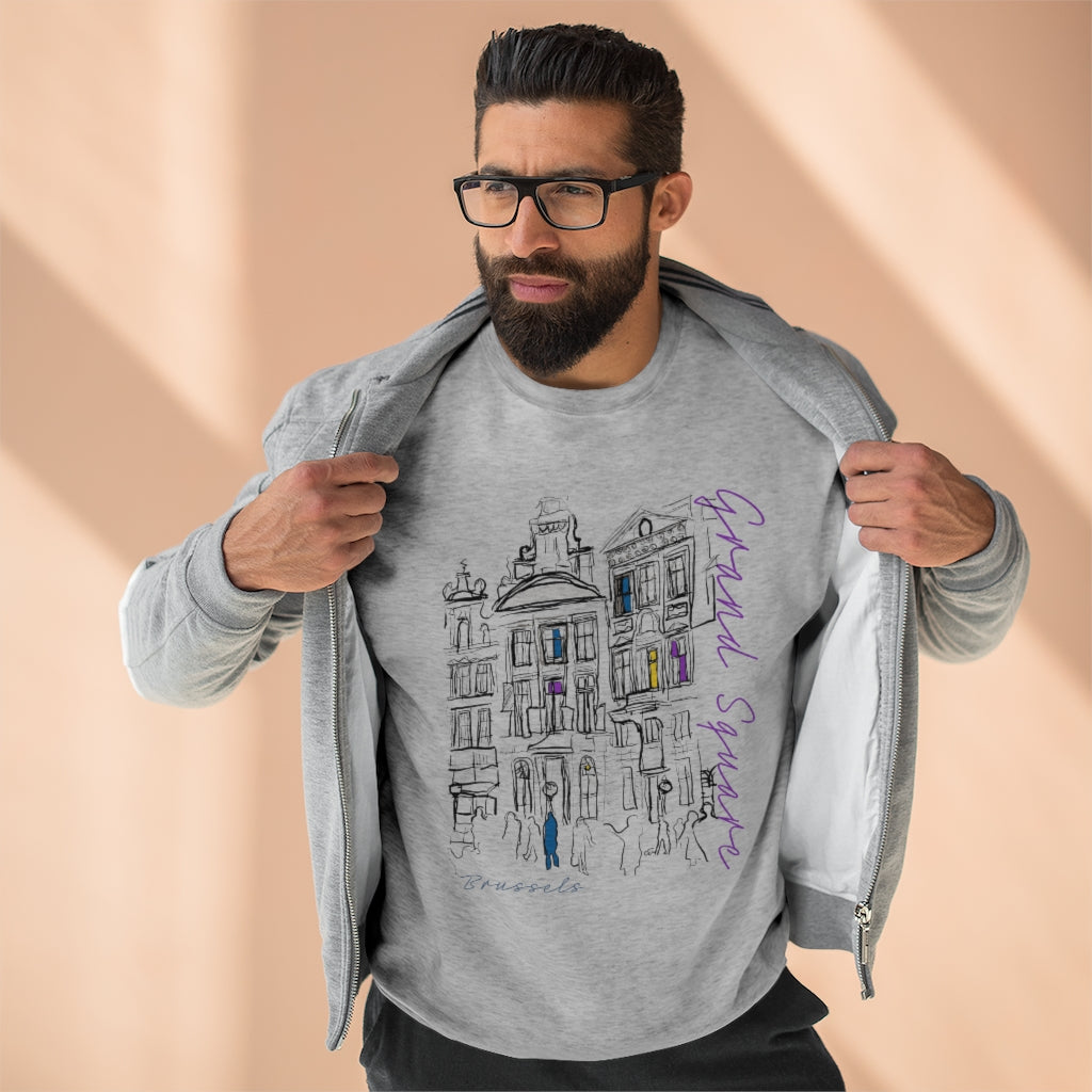 Grand Square Graphic Crewneck Sweatshirt