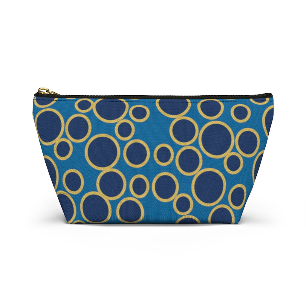 Multi Dot Accessory Pouch w T-bottom