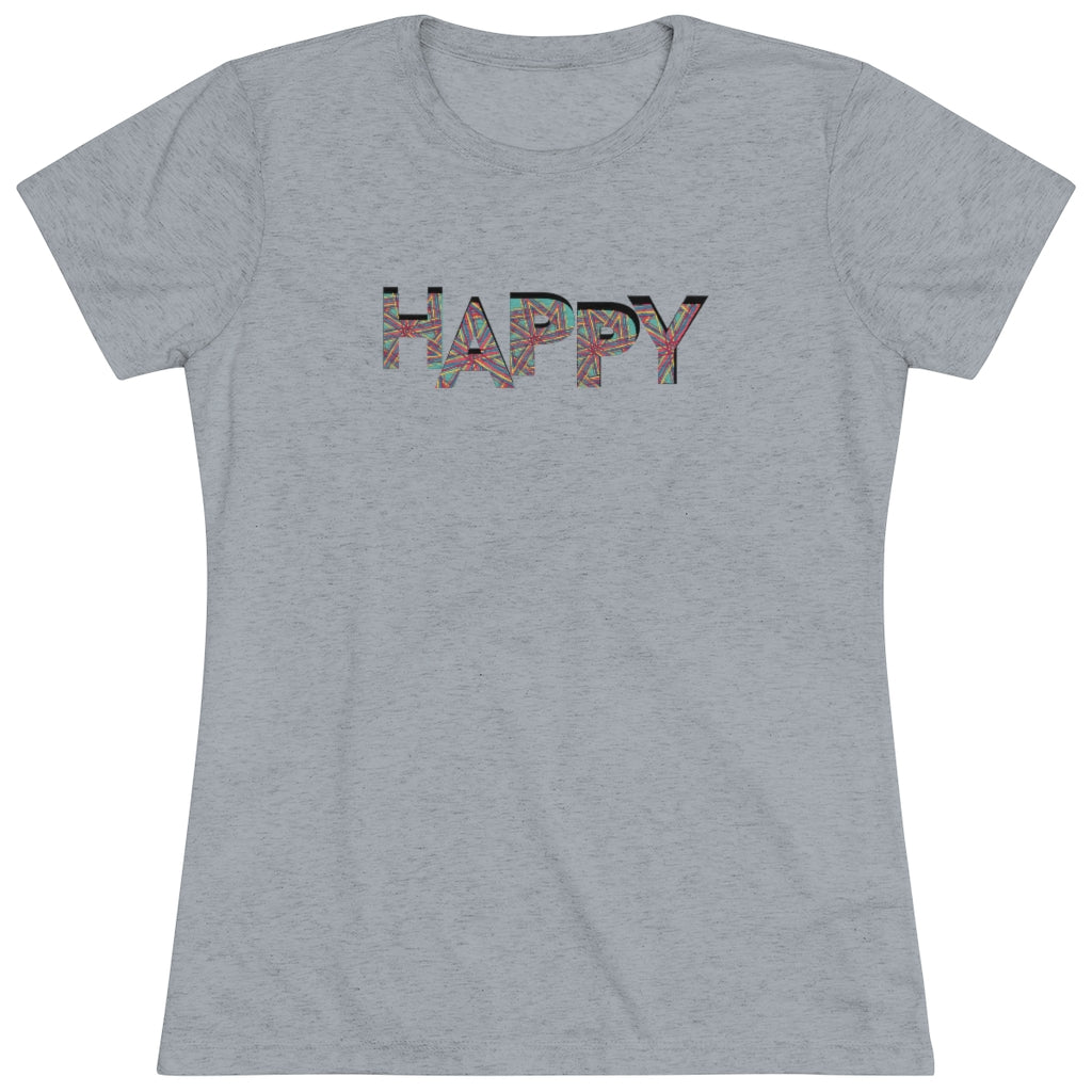 Happy Triblend Graphic Tee