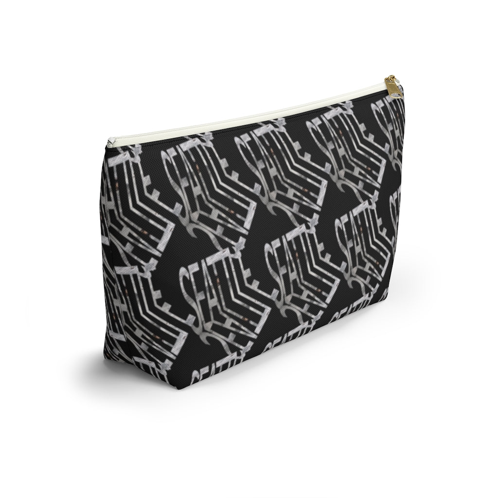 Seattle Graphic Pattern Accessory Pouch w T-bottom