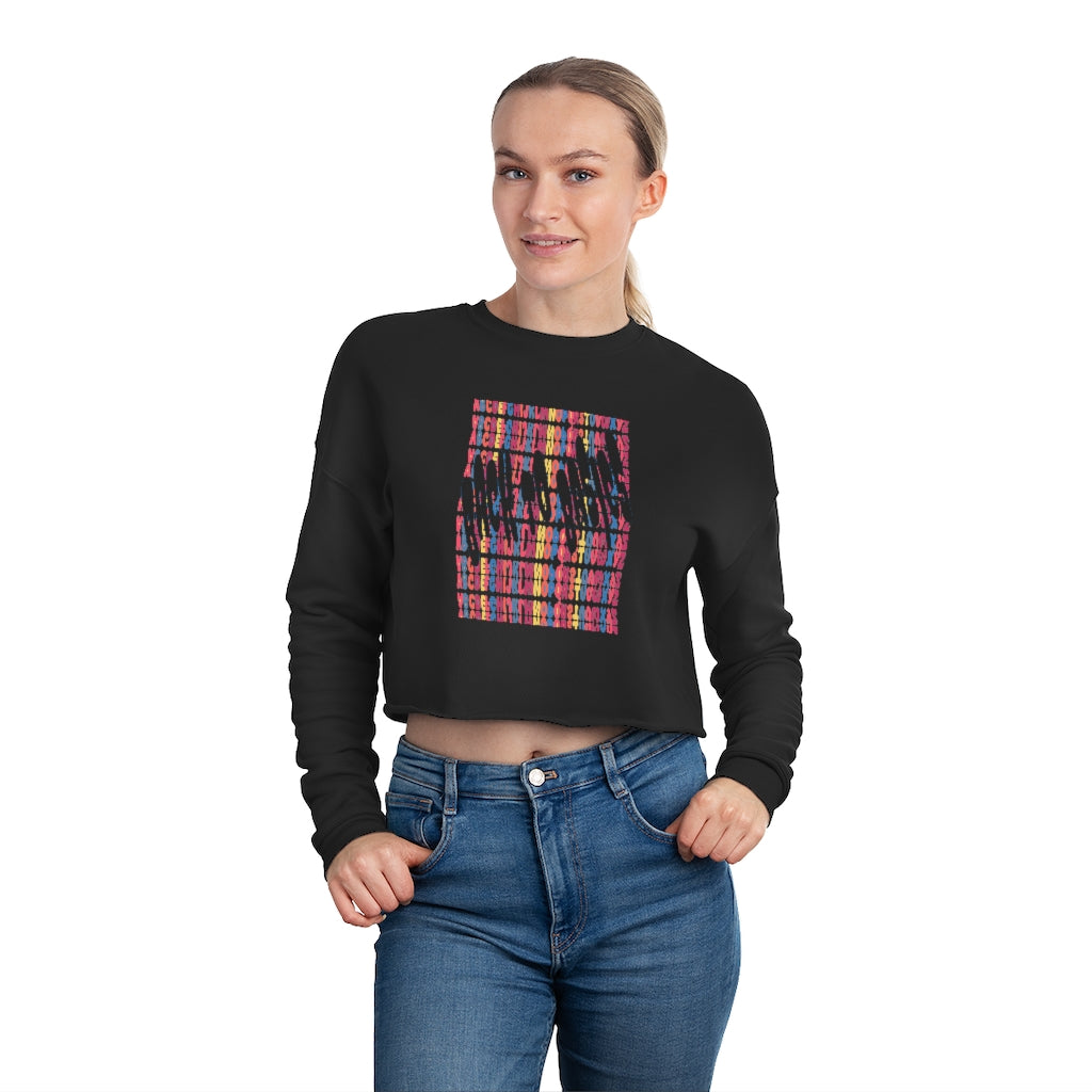 Back To Basics Cropped Graphic Sweatshirt