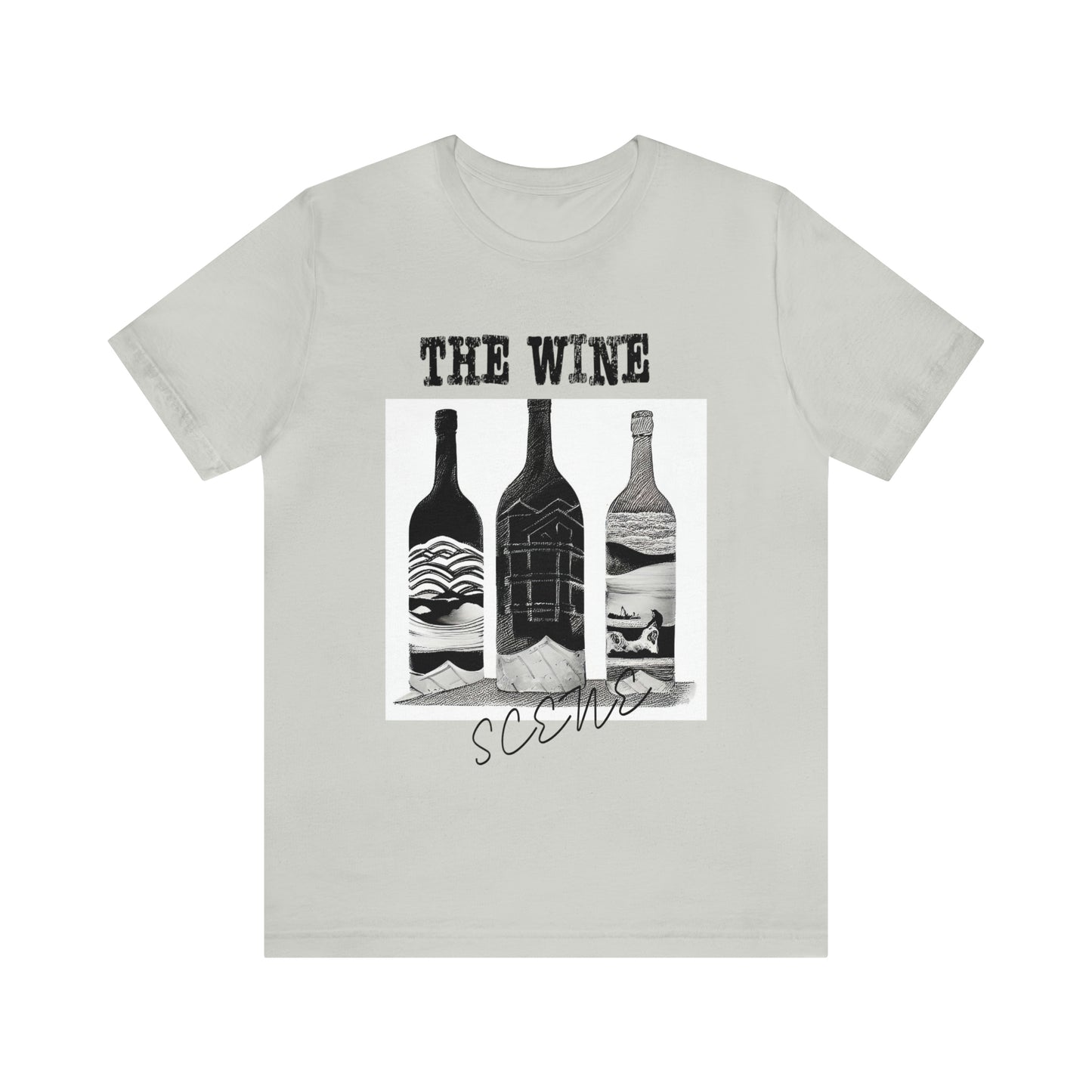 The Wine Scene Short Sleeve Graphic Tee