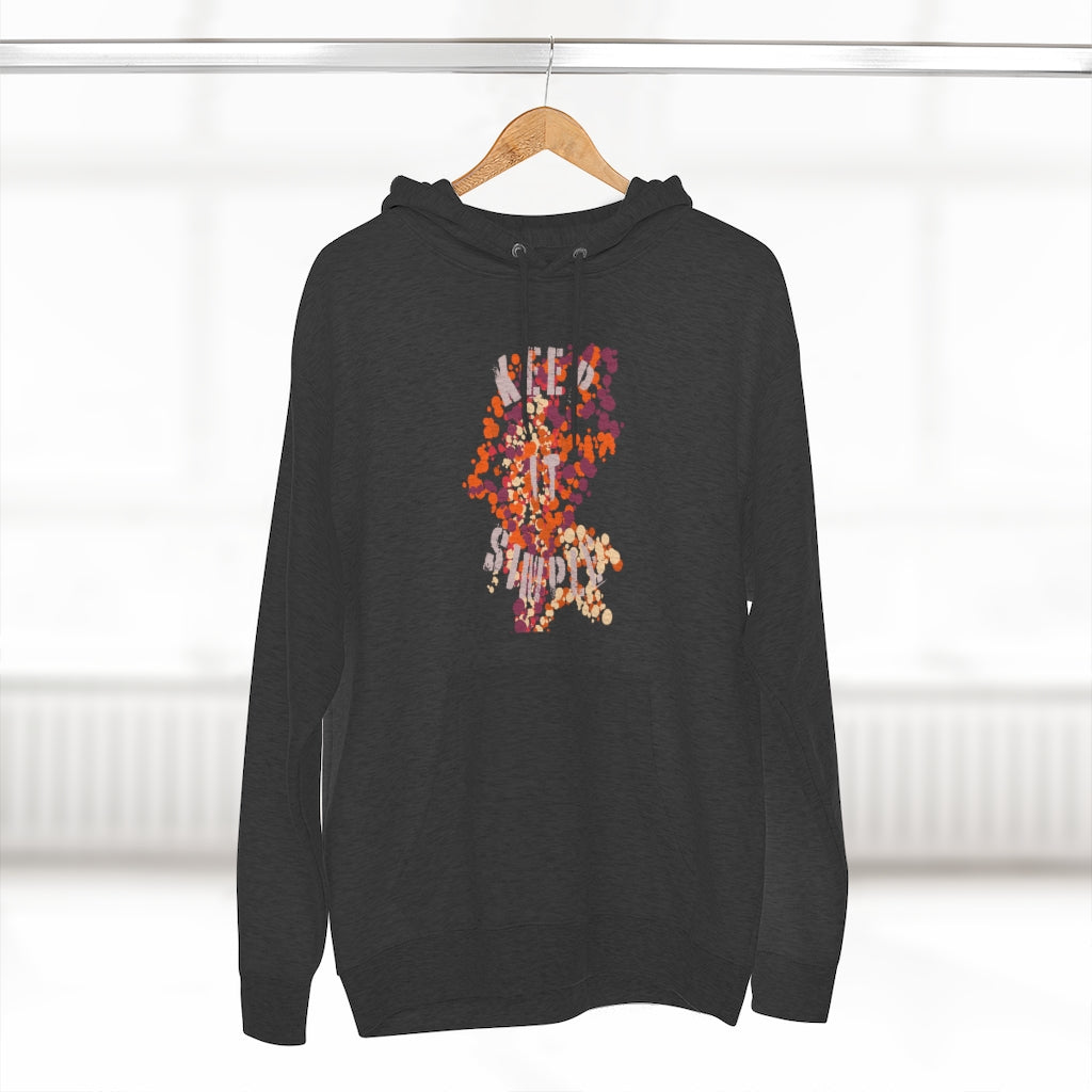 Keep it Simple Graphic Pullover Hoodie