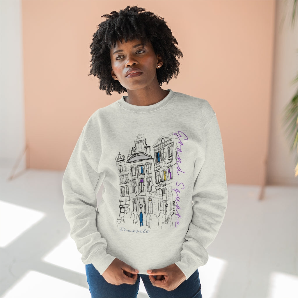 Grand Square Graphic Crewneck Sweatshirt