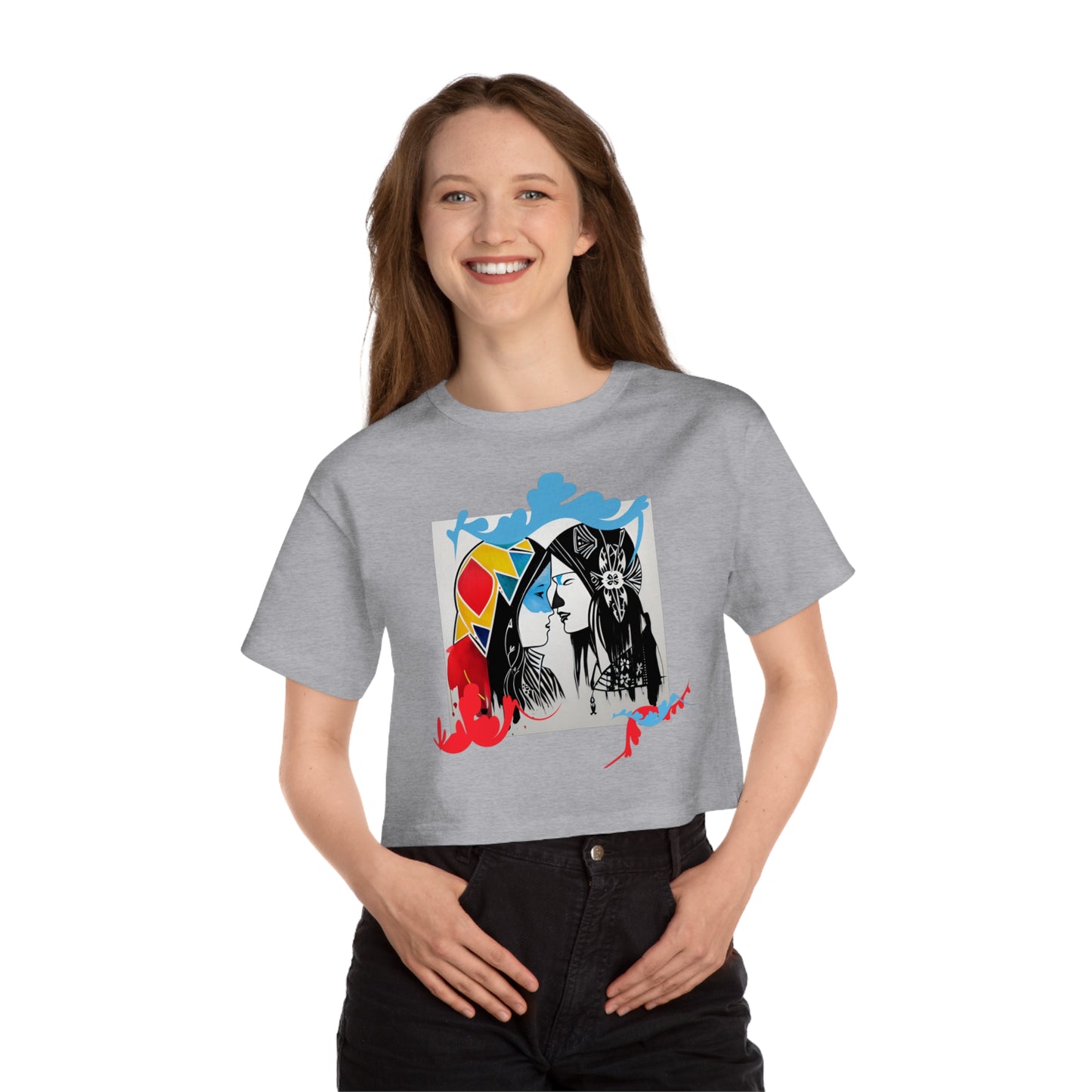 BFF Champion Cropped Graphic T-Shirt