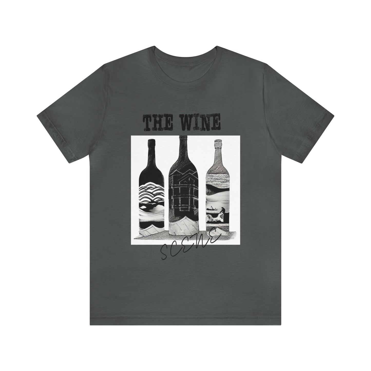 The Wine Scene Short Sleeve Graphic Tee