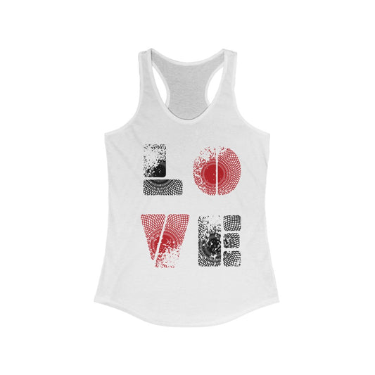 Love Racerback Graphic  Tank