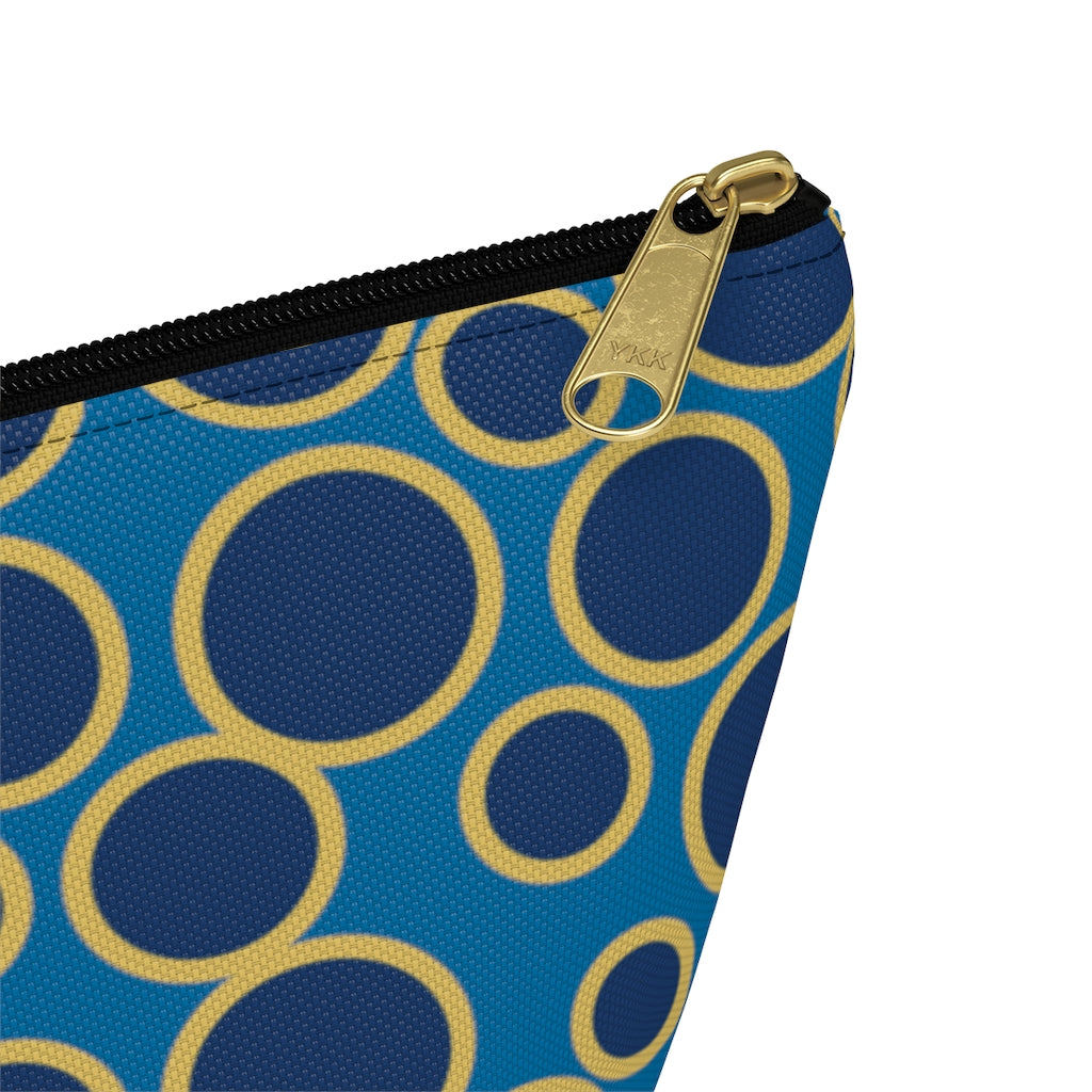 Multi Dot Accessory Pouch w T-bottom