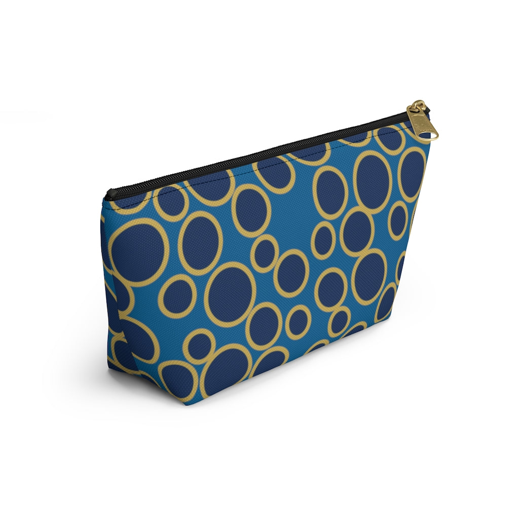 Multi Dot Accessory Pouch w T-bottom