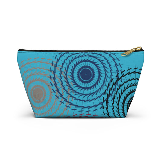 Medallion Print Accessory Pouch w T-bottom