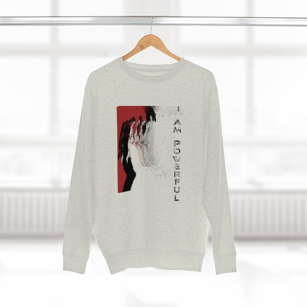 I Am Powerful Graphic Crewneck Sweatshirt