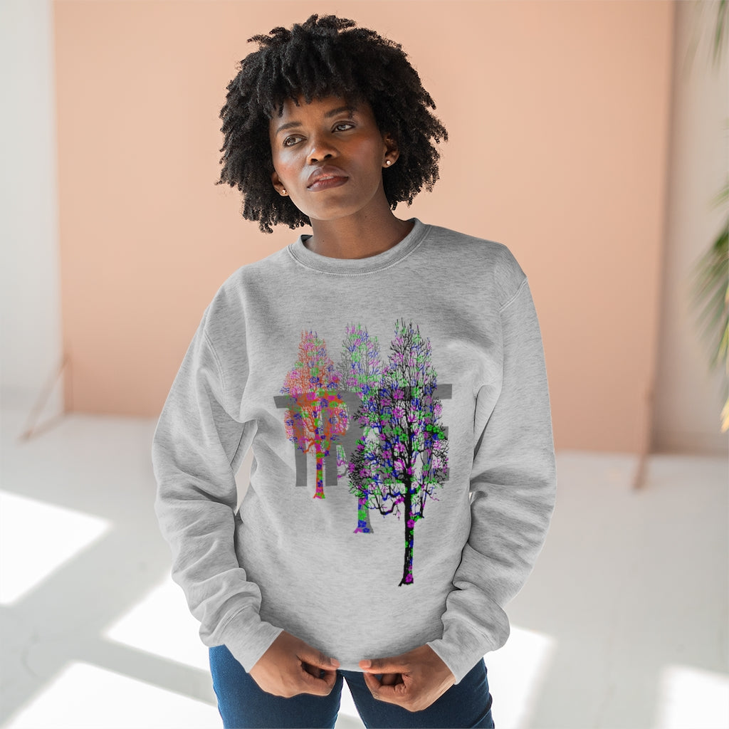 Tree Graphic Crewneck Sweatshirt