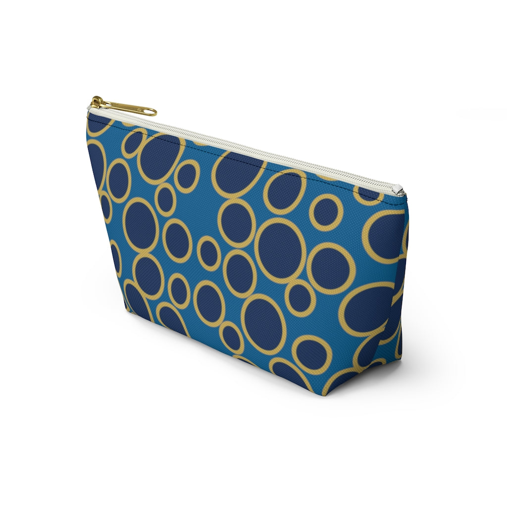 Multi Dot Accessory Pouch w T-bottom