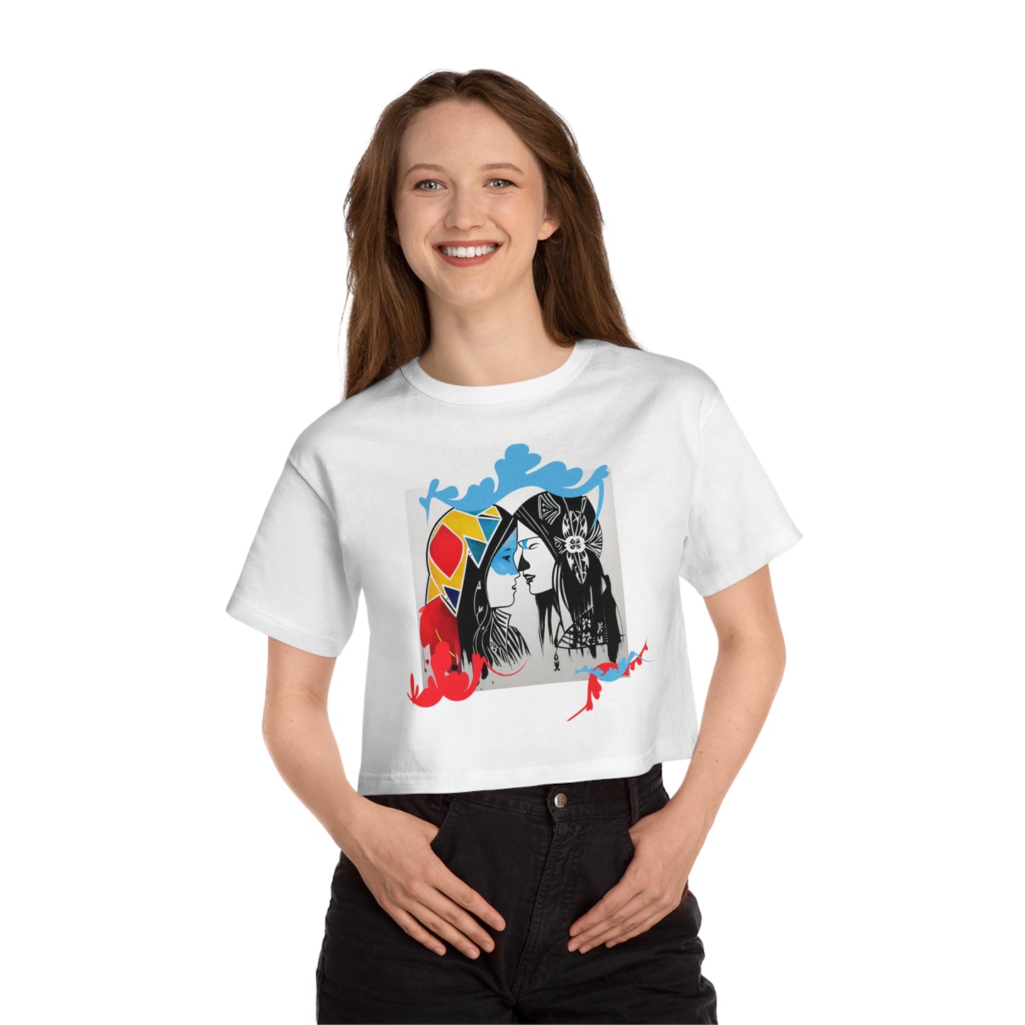 BFF Champion Cropped Graphic T-Shirt