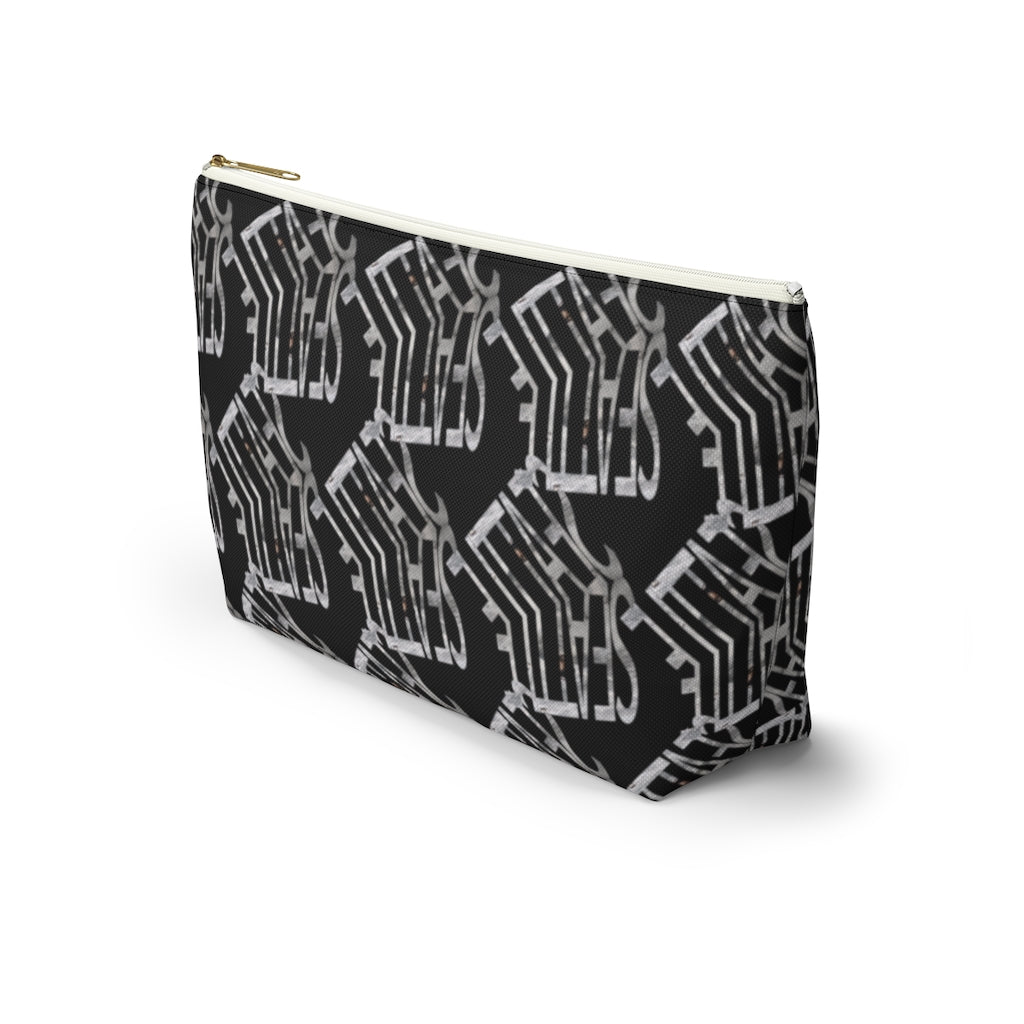 Seattle Graphic Pattern Accessory Pouch w T-bottom