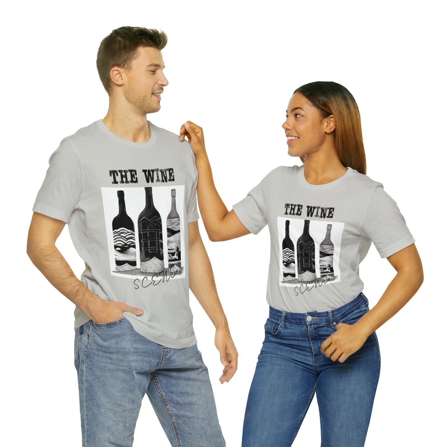 The Wine Scene Short Sleeve Graphic Tee