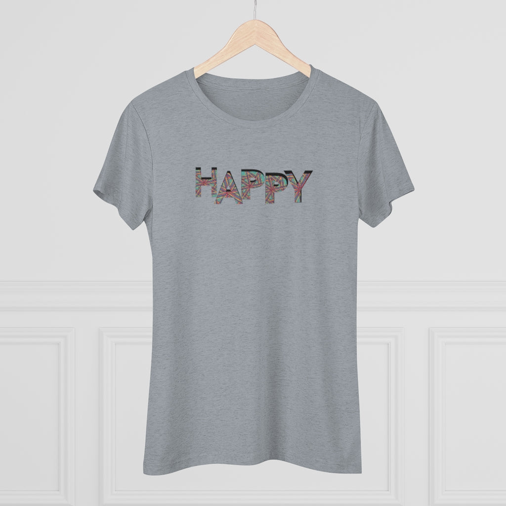 Happy Triblend Graphic Tee