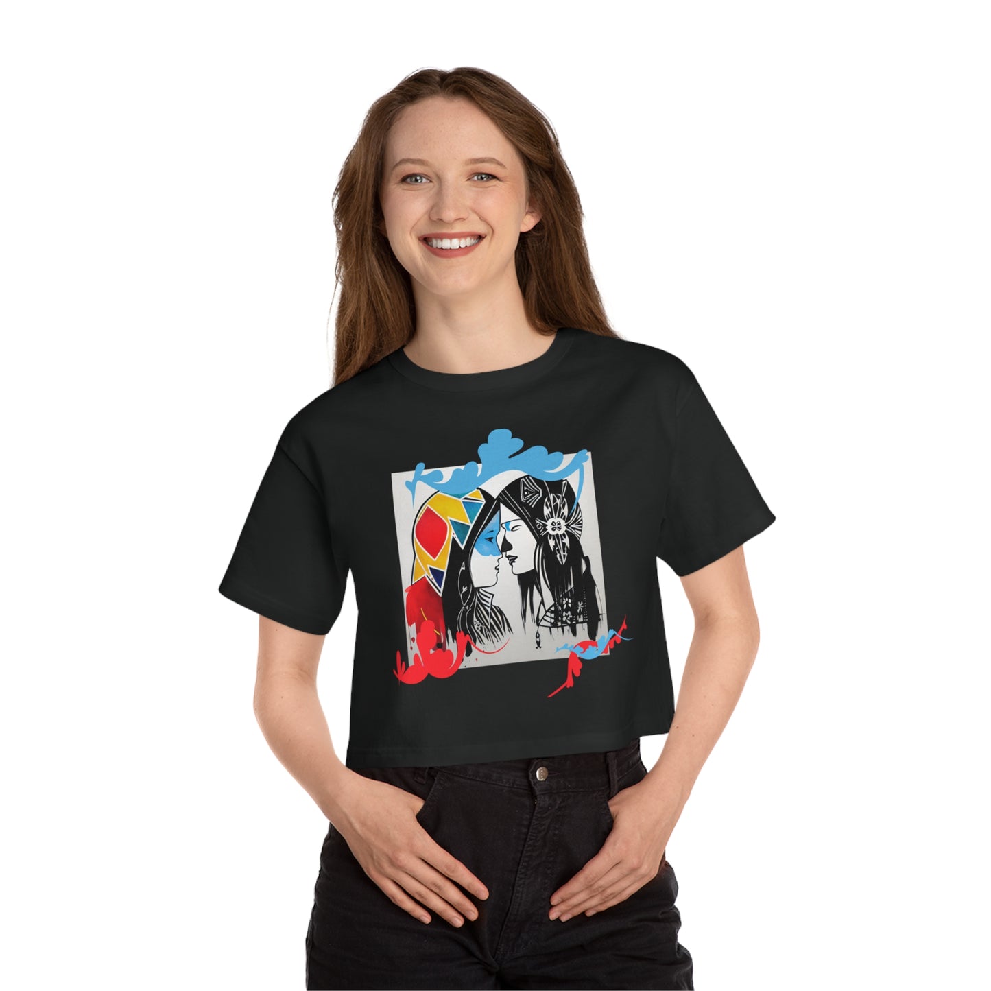 BFF Champion Cropped Graphic T-Shirt