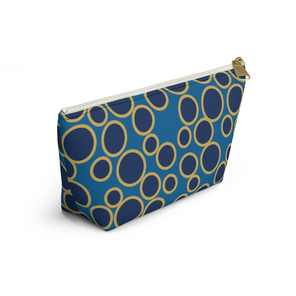 Multi Dot Accessory Pouch w T-bottom