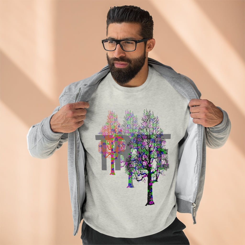 Tree Graphic Crewneck Sweatshirt