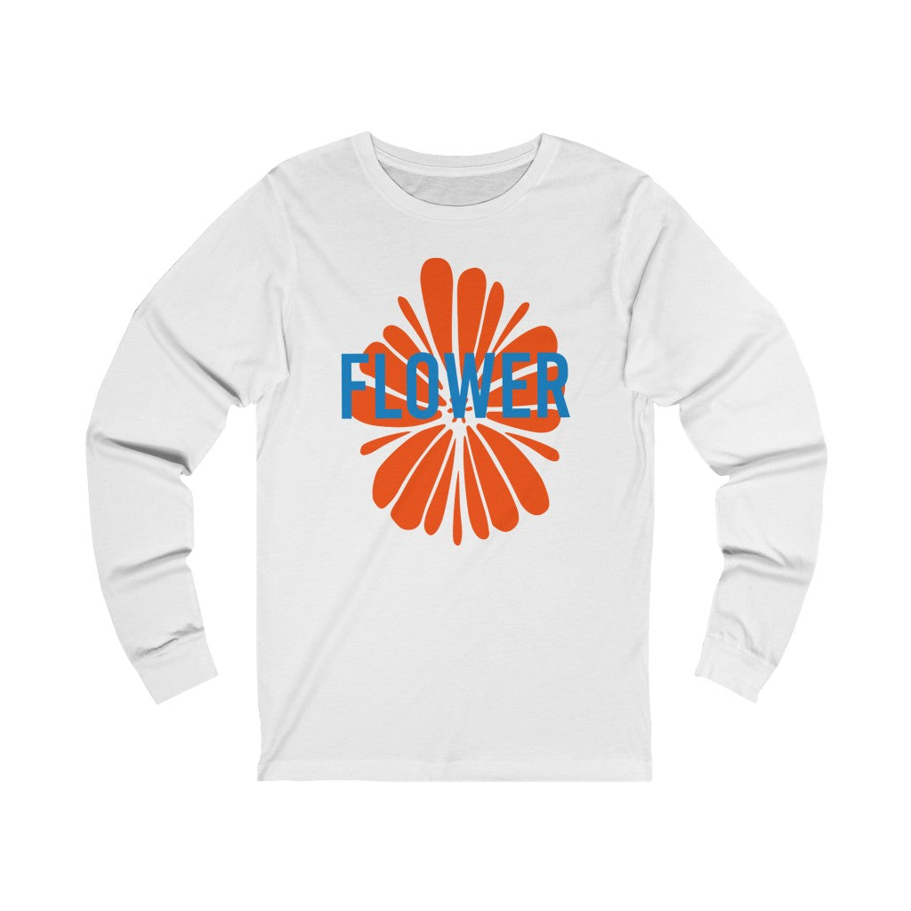 Exploded Flower Long Sleeve Graphic Tee