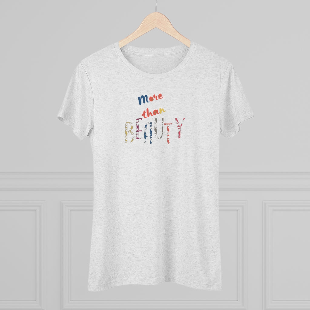 More Than Beauty Triblend Graphic Tee