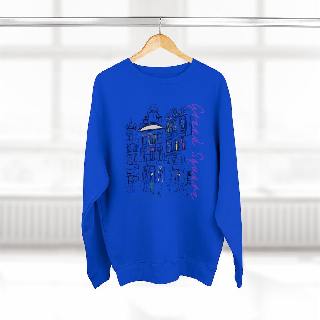 Grand Square Graphic Crewneck Sweatshirt