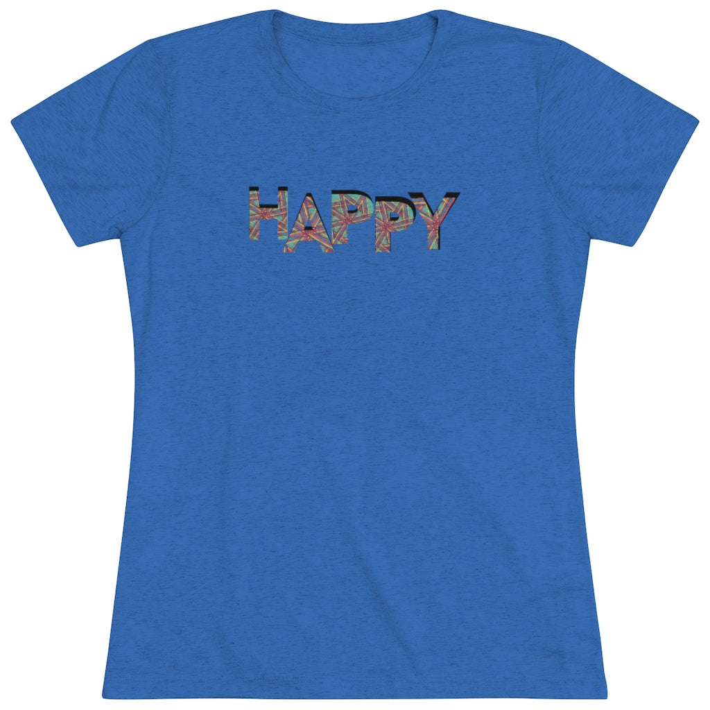 Happy Triblend Graphic Tee