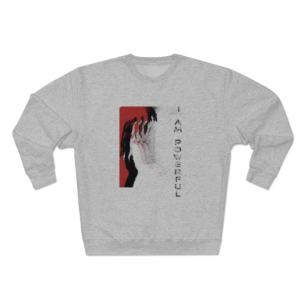 I Am Powerful Graphic Crewneck Sweatshirt