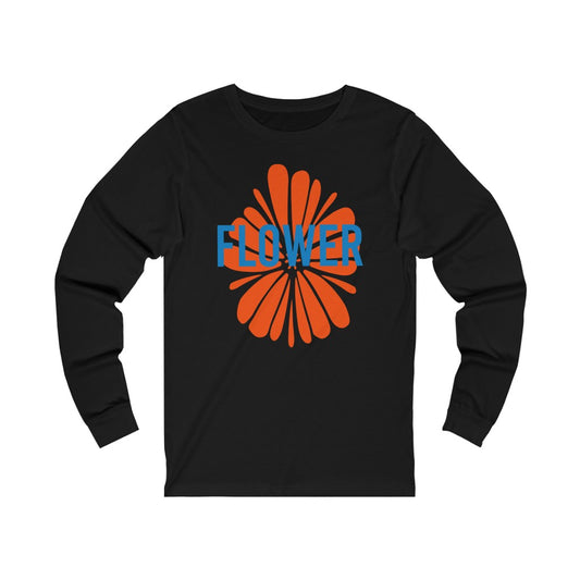 Exploded Flower Long Sleeve Graphic Tee