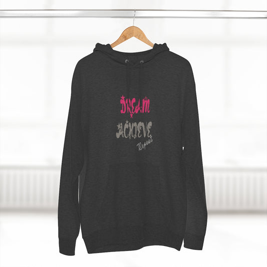 Dream Achieve Repeat Pullover Graphic Hoodie