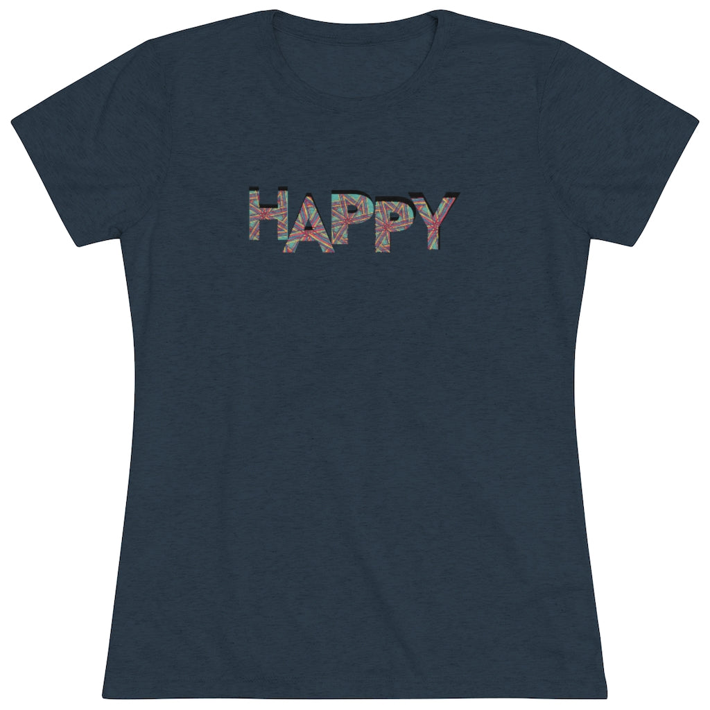 Happy Triblend Graphic Tee