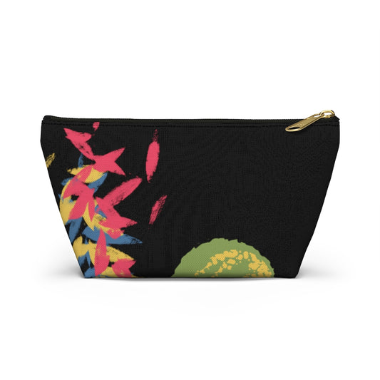 Floating Leaves Accessory Pouch w T-bottom