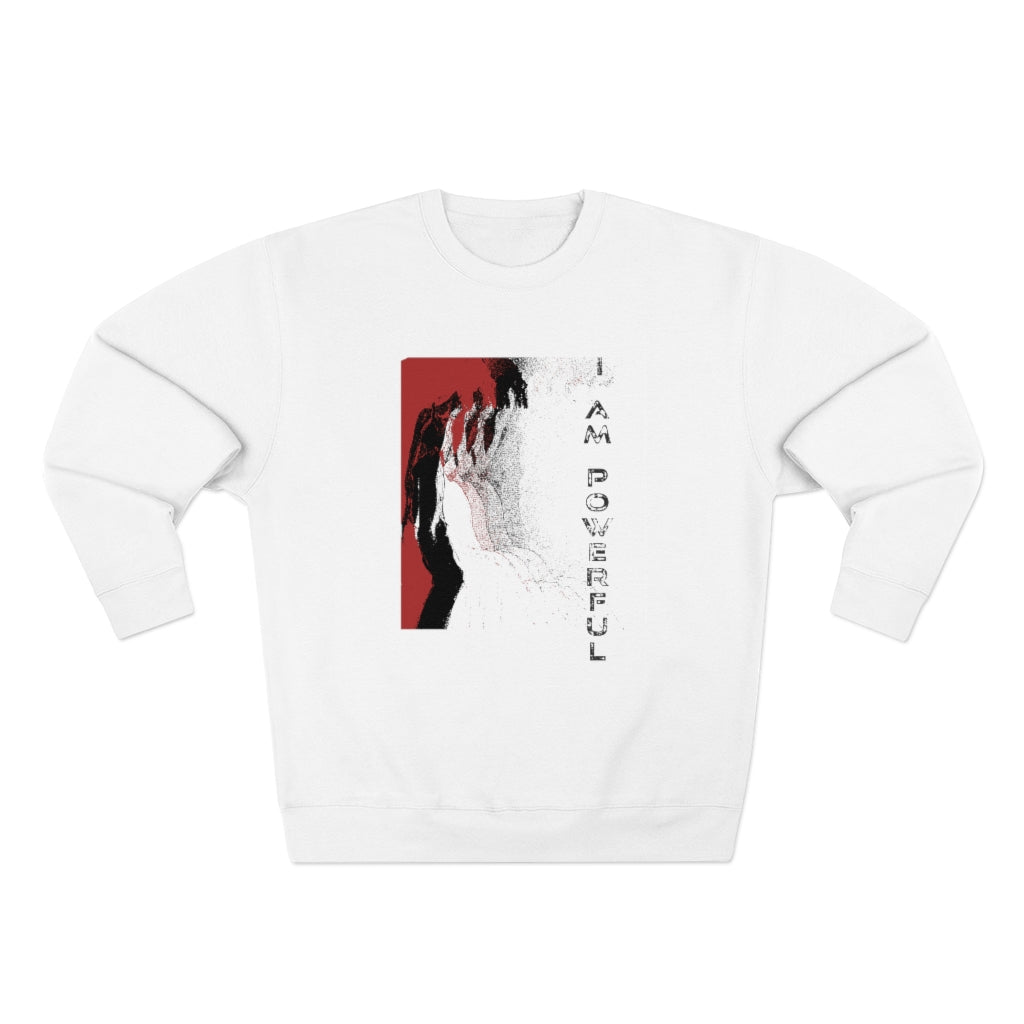 I Am Powerful Graphic Crewneck Sweatshirt